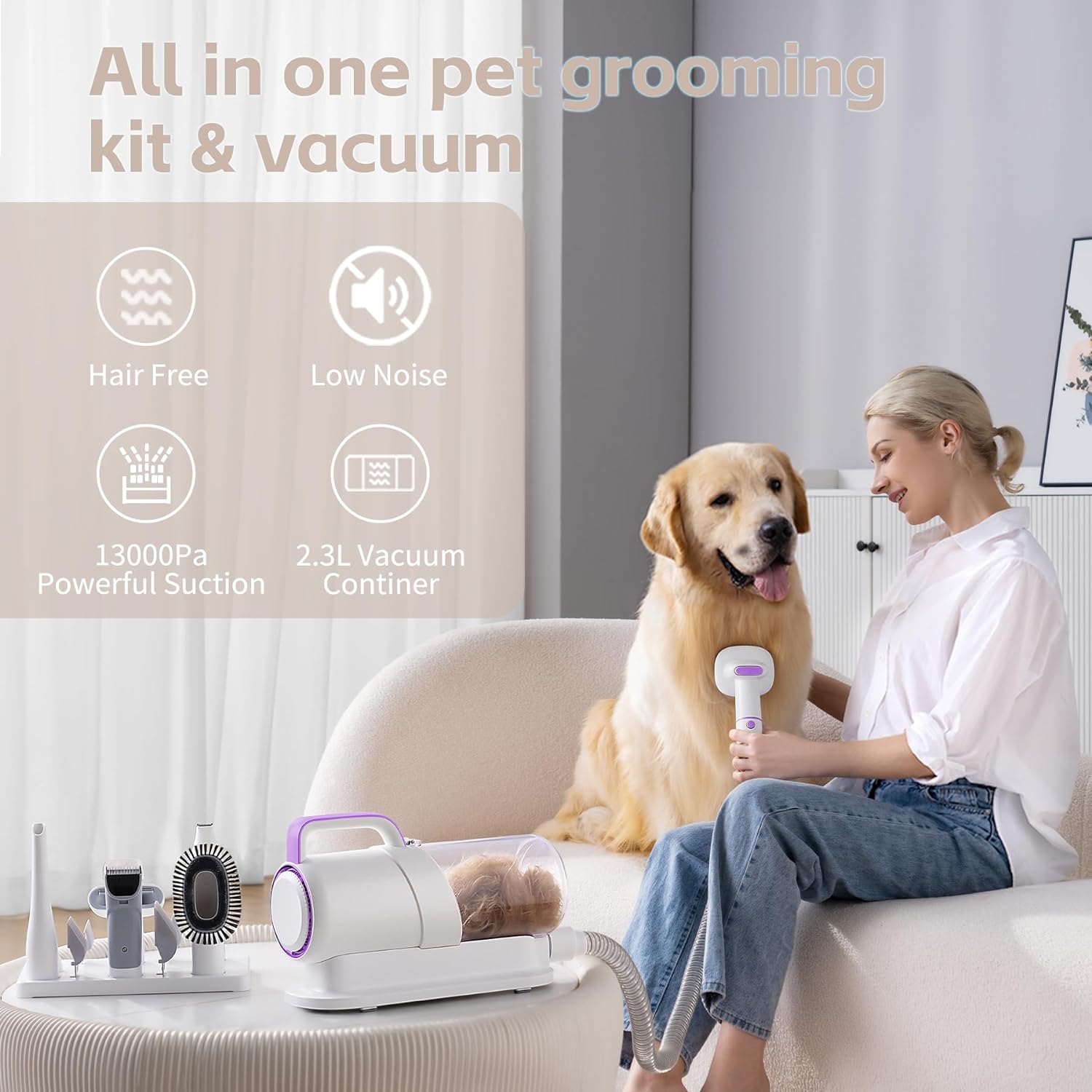 Read more about the article Pet Clipper Grooming & Pet Grooming Vacuum Kit Review