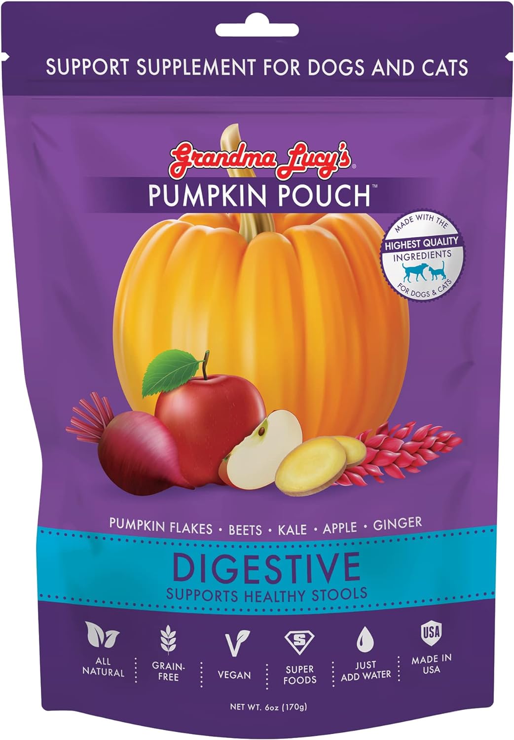 Read more about the article Grandma Lucy’s Pumpkin Pouch Digestive 6oz Review